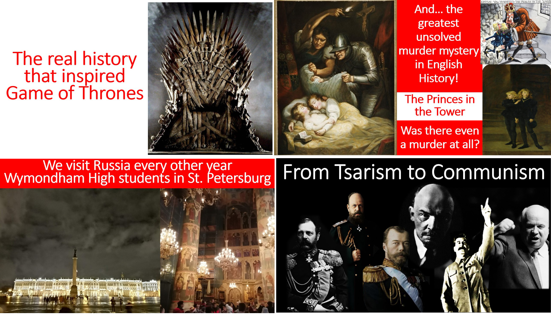 History A level visits and info image